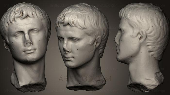 Busts and heads antique and historical (BUSTA_0341) 3D model for CNC machine
